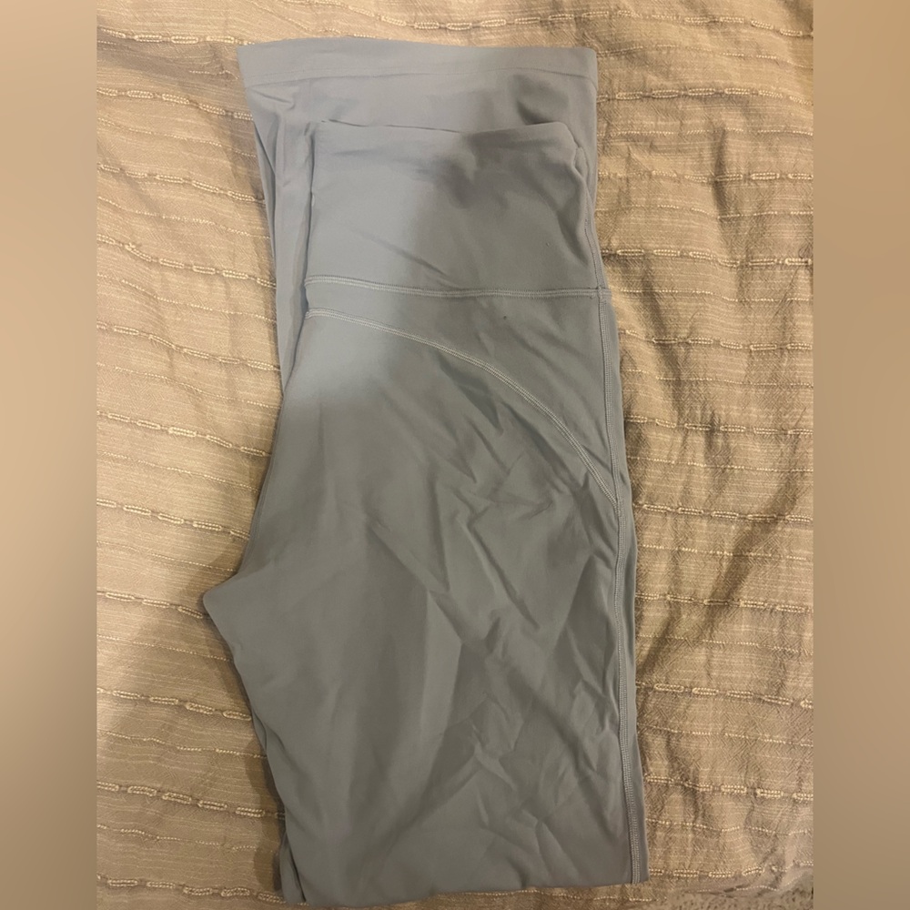Lululemon Athletica flare leggings in blue